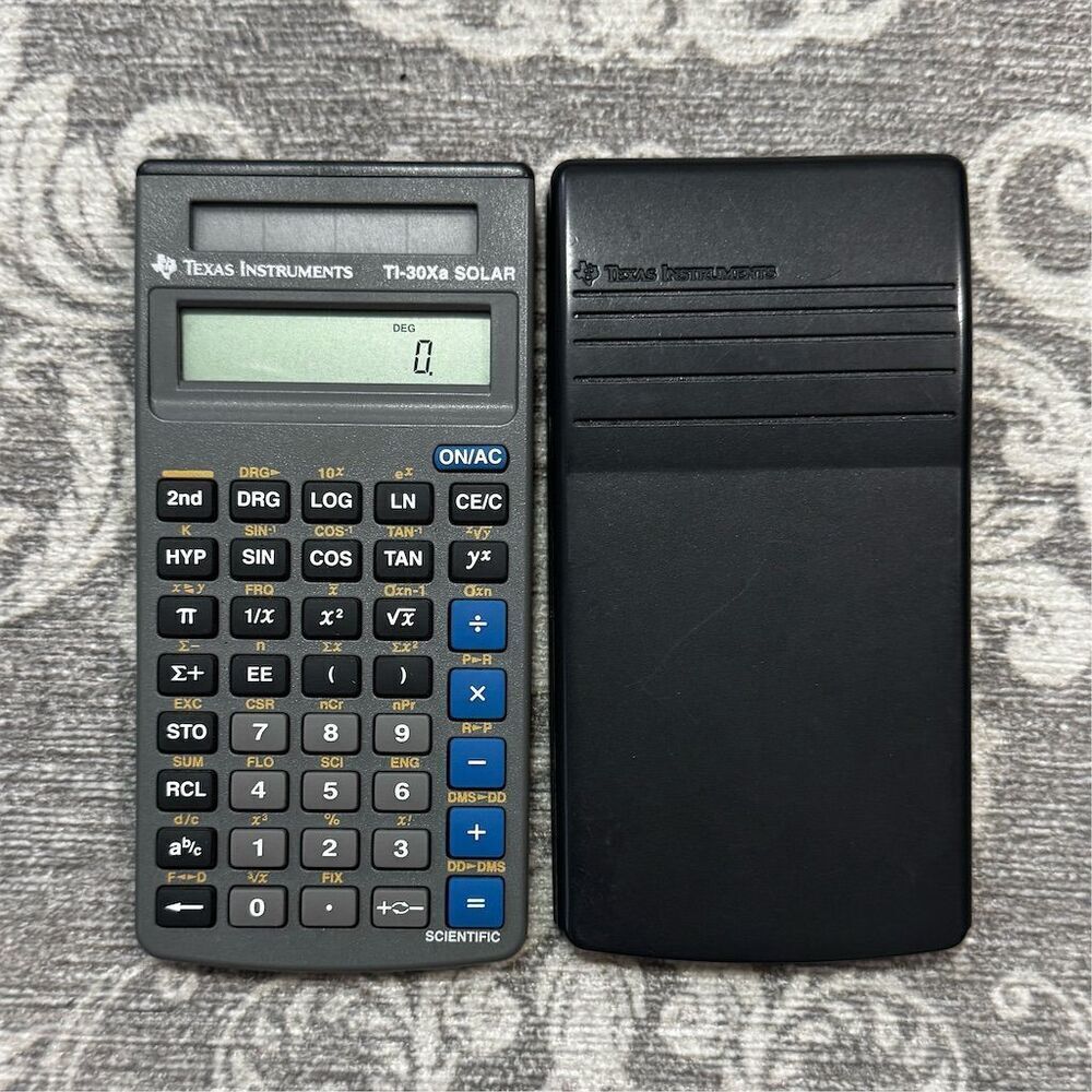 Texas Instruments TI-30X Solar Scientific Calculator Durable Design